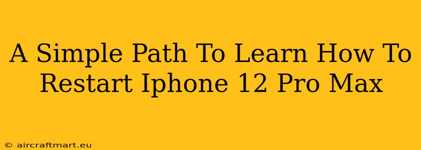 A Simple Path To Learn How To Restart Iphone 12 Pro Max