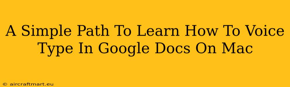 A Simple Path To Learn How To Voice Type In Google Docs On Mac