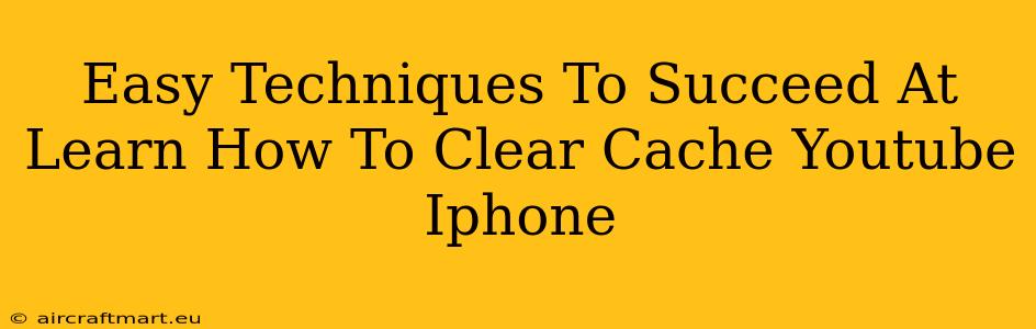 Easy Techniques To Succeed At Learn How To Clear Cache Youtube Iphone