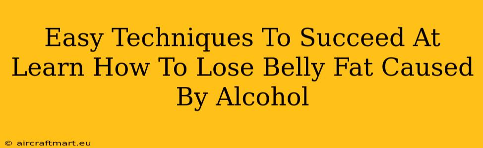 Easy Techniques To Succeed At Learn How To Lose Belly Fat Caused By Alcohol