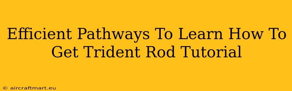 Efficient Pathways To Learn How To Get Trident Rod Tutorial