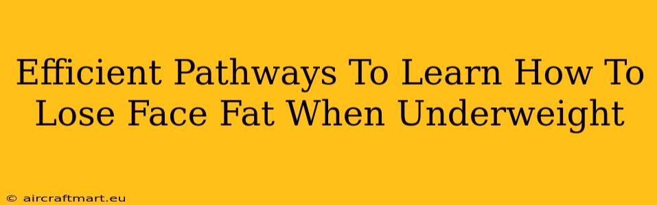 Efficient Pathways To Learn How To Lose Face Fat When Underweight