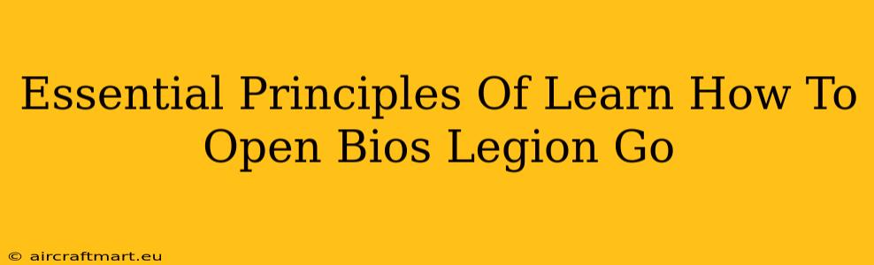 Essential Principles Of Learn How To Open Bios Legion Go