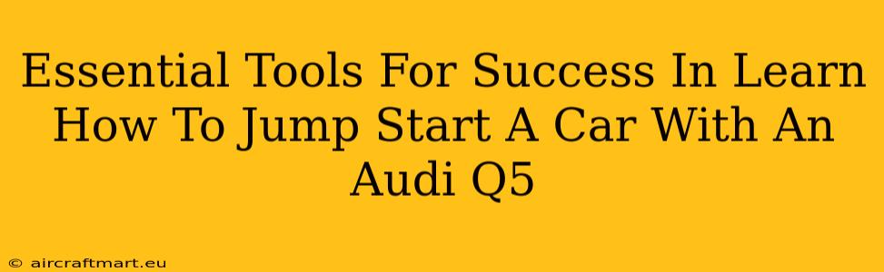 Essential Tools For Success In Learn How To Jump Start A Car With An Audi Q5