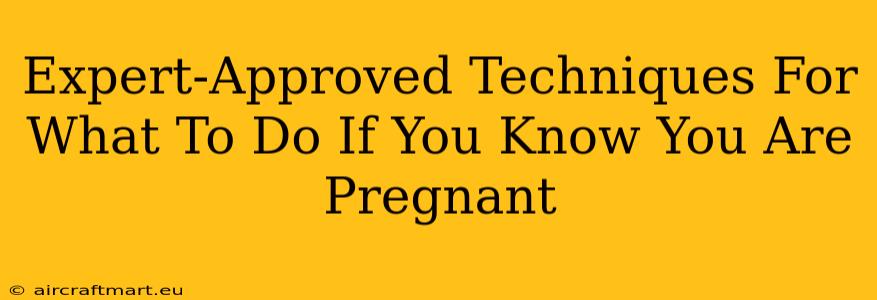 Expert-Approved Techniques For What To Do If You Know You Are Pregnant