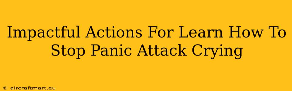 Impactful Actions For Learn How To Stop Panic Attack Crying