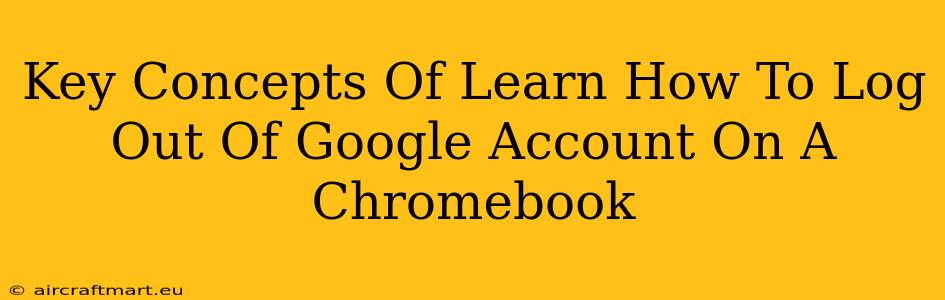 Key Concepts Of Learn How To Log Out Of Google Account On A Chromebook