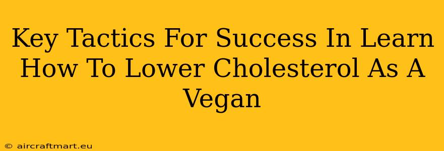 Key Tactics For Success In Learn How To Lower Cholesterol As A Vegan