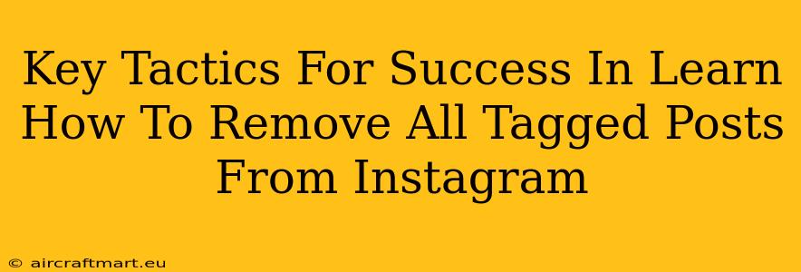 Key Tactics For Success In Learn How To Remove All Tagged Posts From Instagram