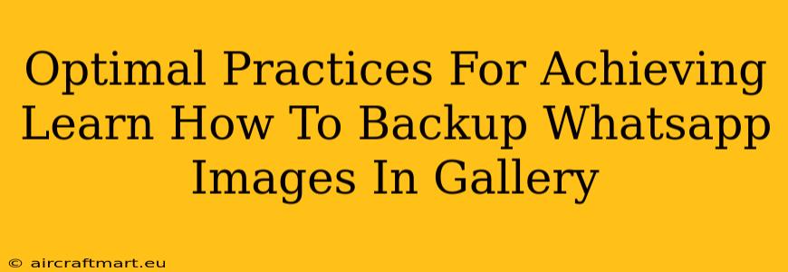 Optimal Practices For Achieving Learn How To Backup Whatsapp Images In Gallery