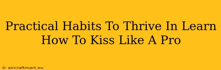 Practical Habits To Thrive In Learn How To Kiss Like A Pro