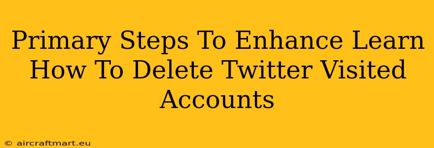 Primary Steps To Enhance Learn How To Delete Twitter Visited Accounts