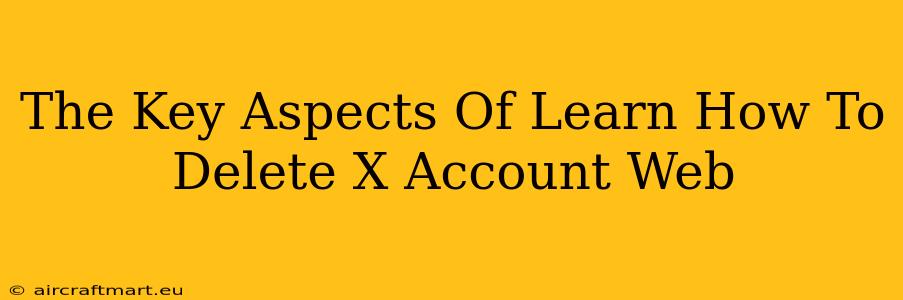 The Key Aspects Of Learn How To Delete X Account Web